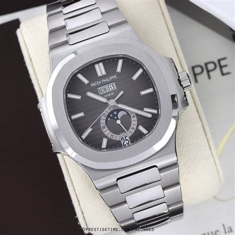 patek philippe nautilus annual calendar replica|Patek Philippe annual calendar moonphase.